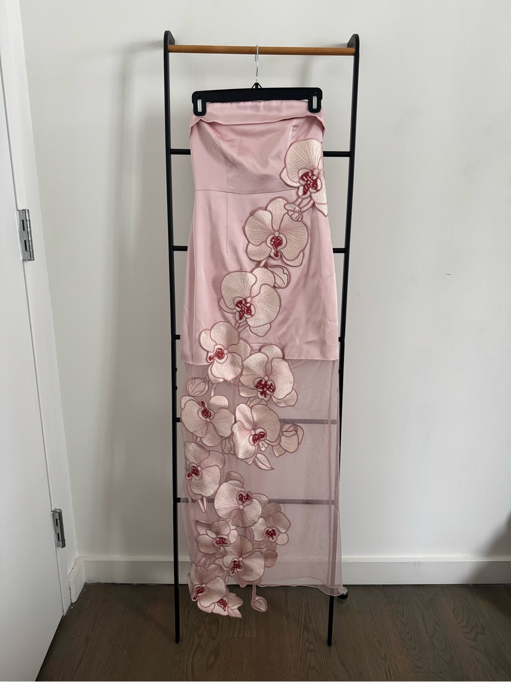 JW PEI Orchid Embroidered Dress (Pink, Size 2, NWT)